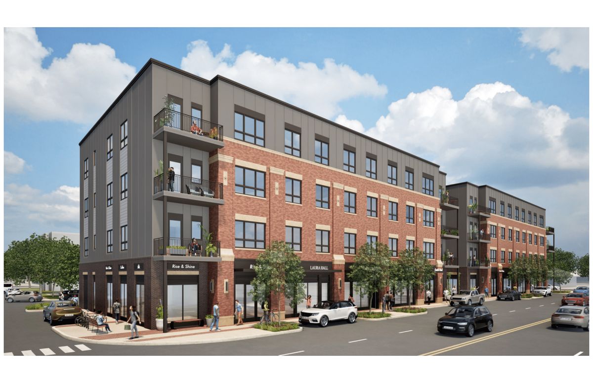 The Ferguson,Exterior Rendering, Taylor TX